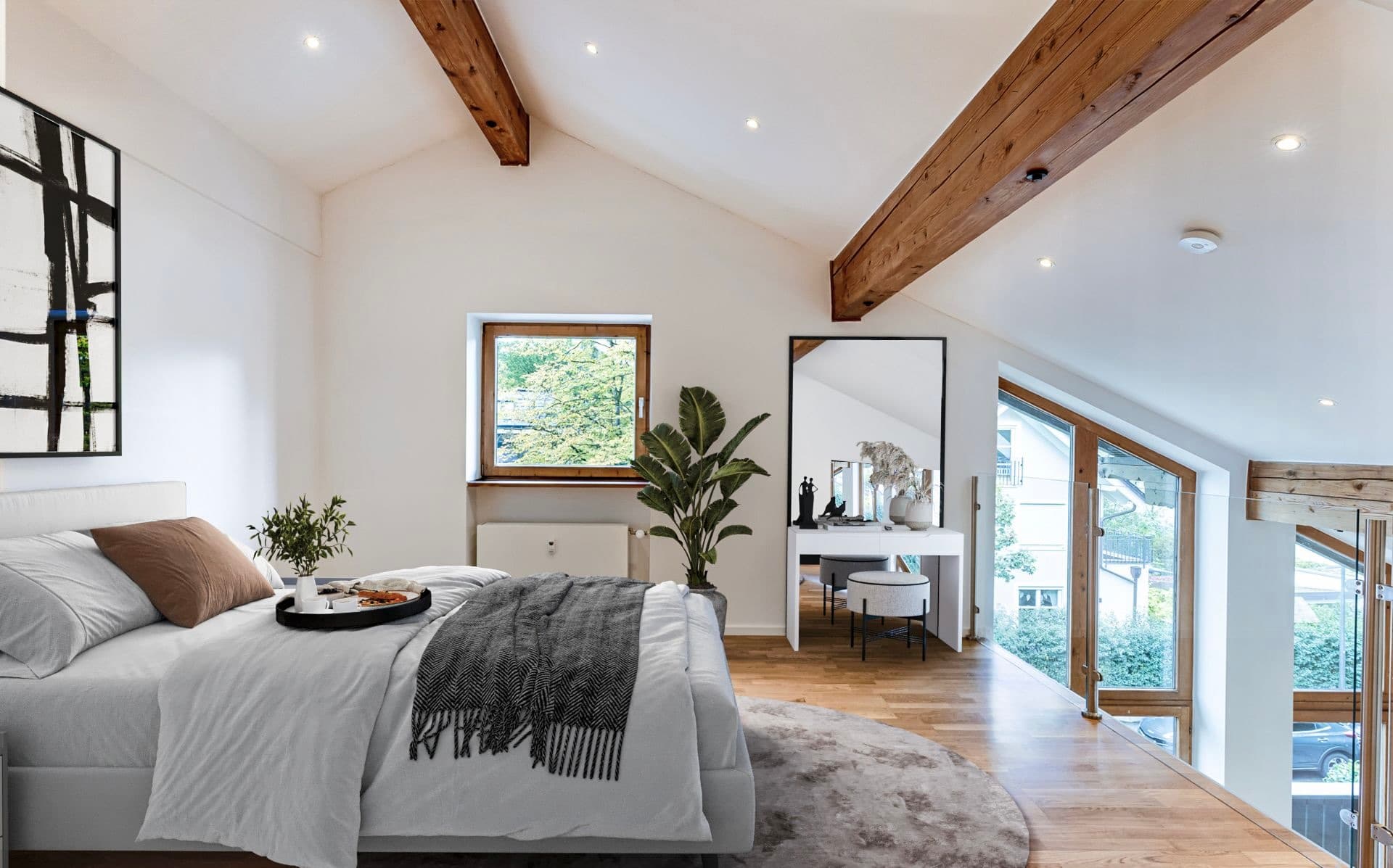 Lichtdurchflutete Maisonettewohnung mit guter Verkehrsanbindung in Solln 