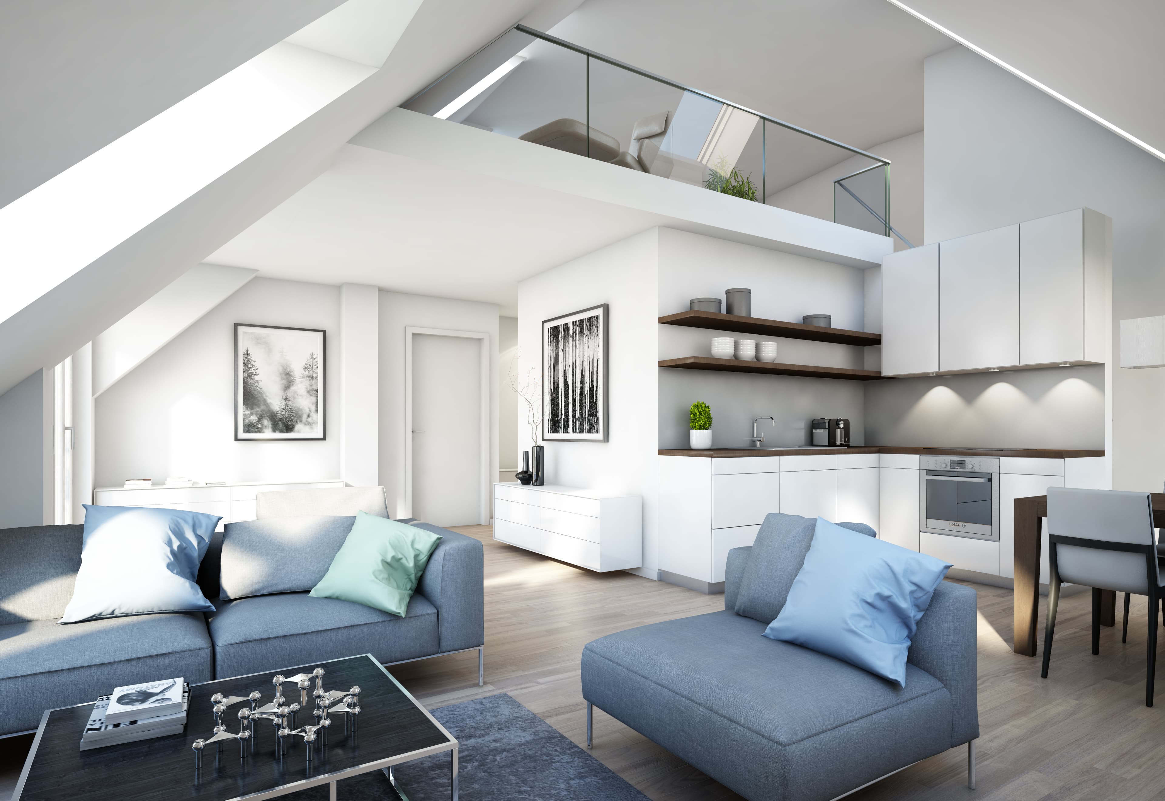 Moderne Dachgeschosswohnung